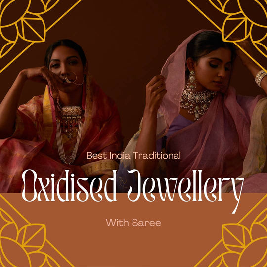 Best India Traditional Oxidised Jewellery With Saree