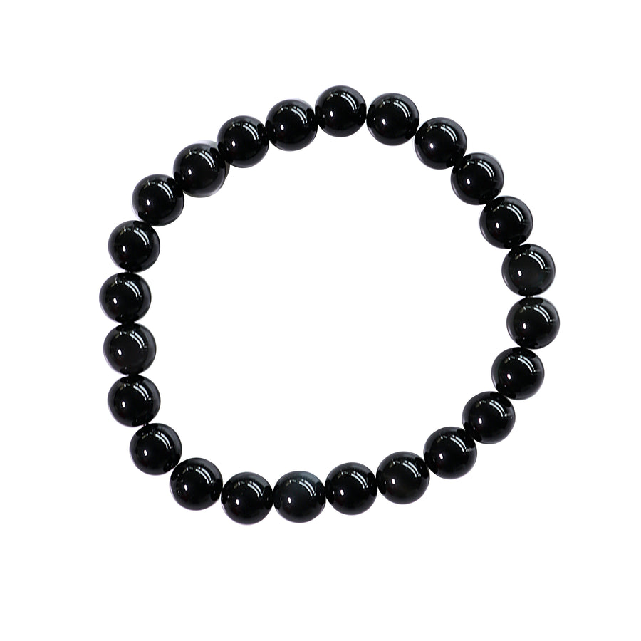 Natural Black Obsidian Bracelet