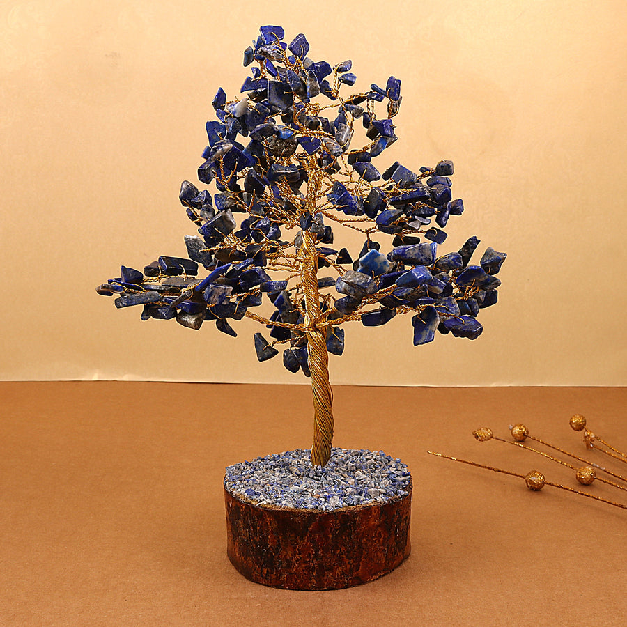 Natural Lapis Lazuli Crystal Tree