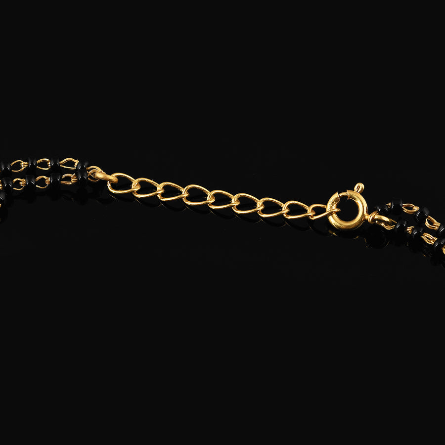 925 Silver Gold-Plated Mangalsutra Bracelet