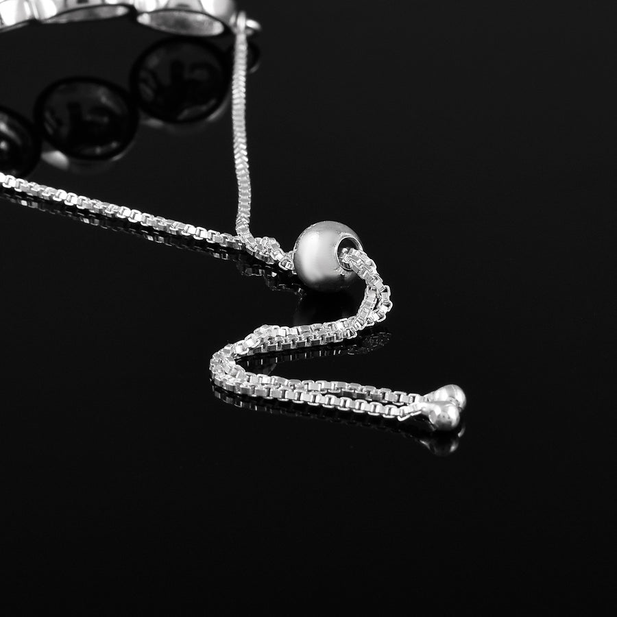 Mini Elephant 925 Silver Bracelet With Adjustable Chain