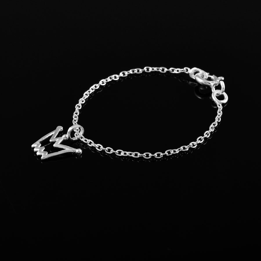 925 Sterling Silver Crown Watch Charm