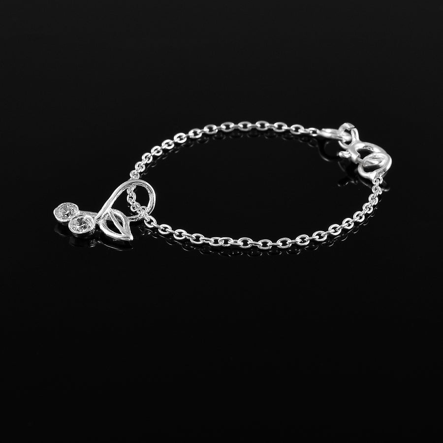 925 Sterling Silver Cherry Watch Charm
