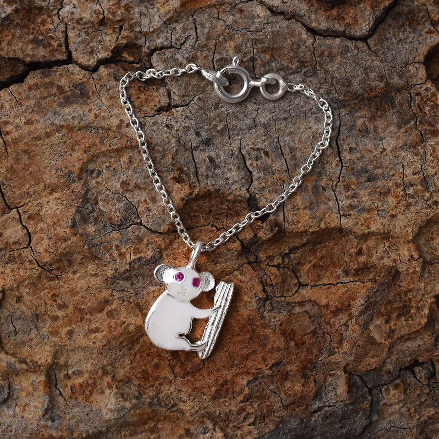 925 Sterling Silver Sloth Watch Charm
