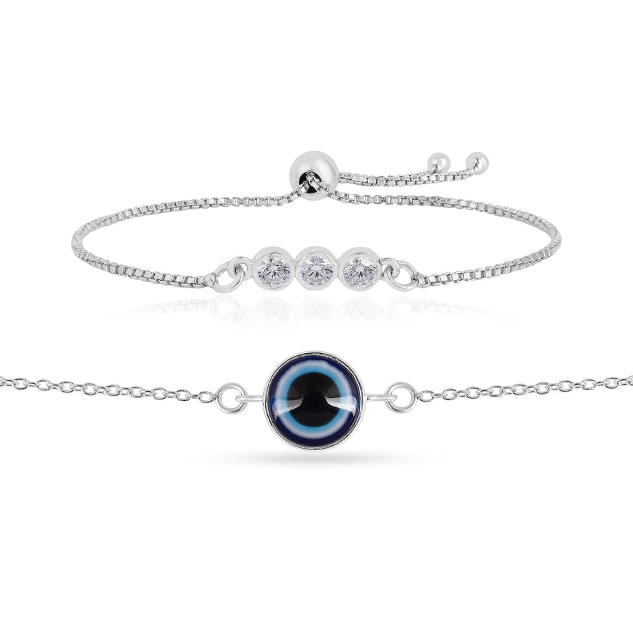 Evil Eye Rakhi Bracelet combo Pack