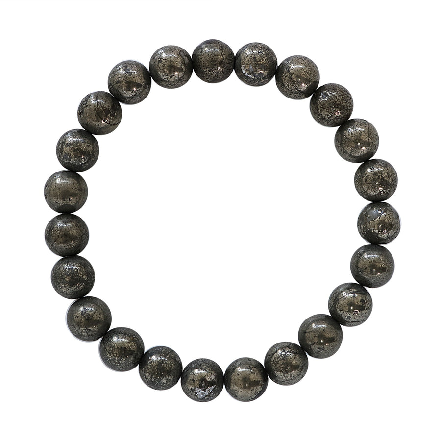 Natural Pyrite & Money Magnet Bracelet 2pc Combo Set