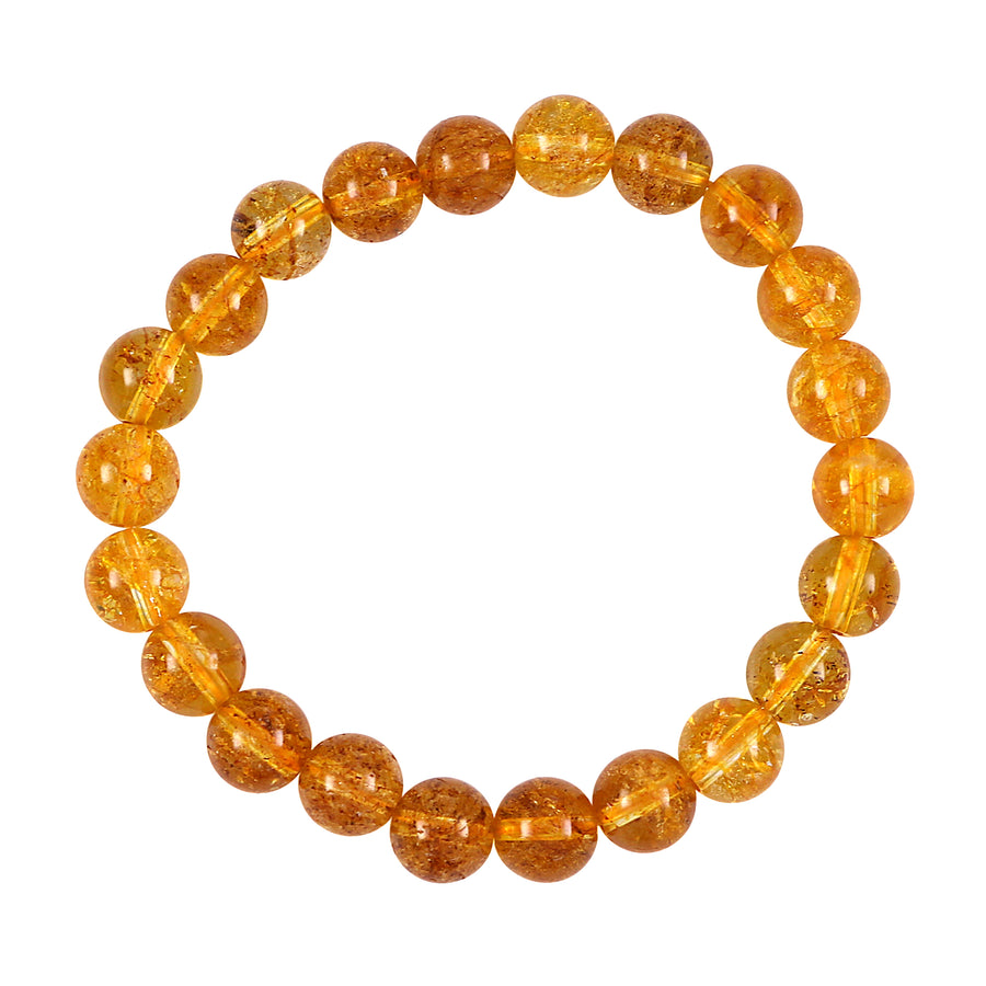 Natural Citrine Beads Bracelet