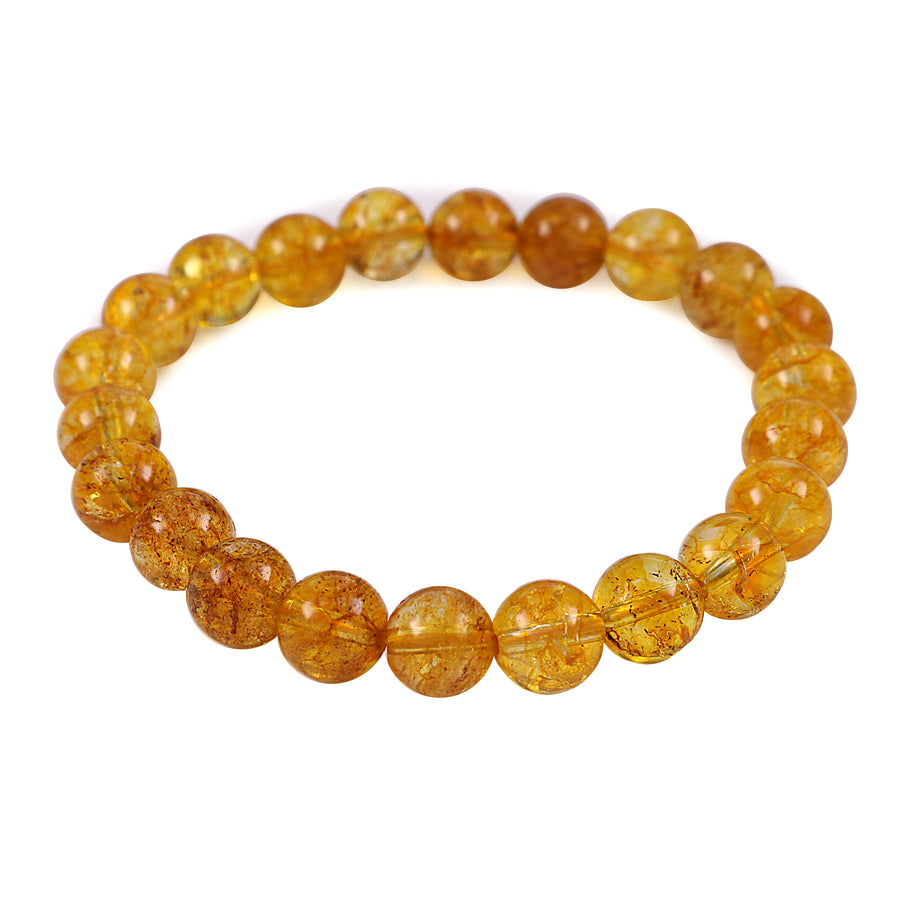 Natural Citrine Beads Bracelet