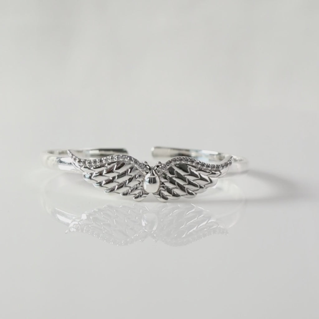 Butterfly Angel Wings 925 Silver Adjustable Bracelet4
