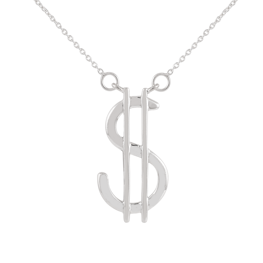 Dollar Sterling Silver Pendant with Chain3