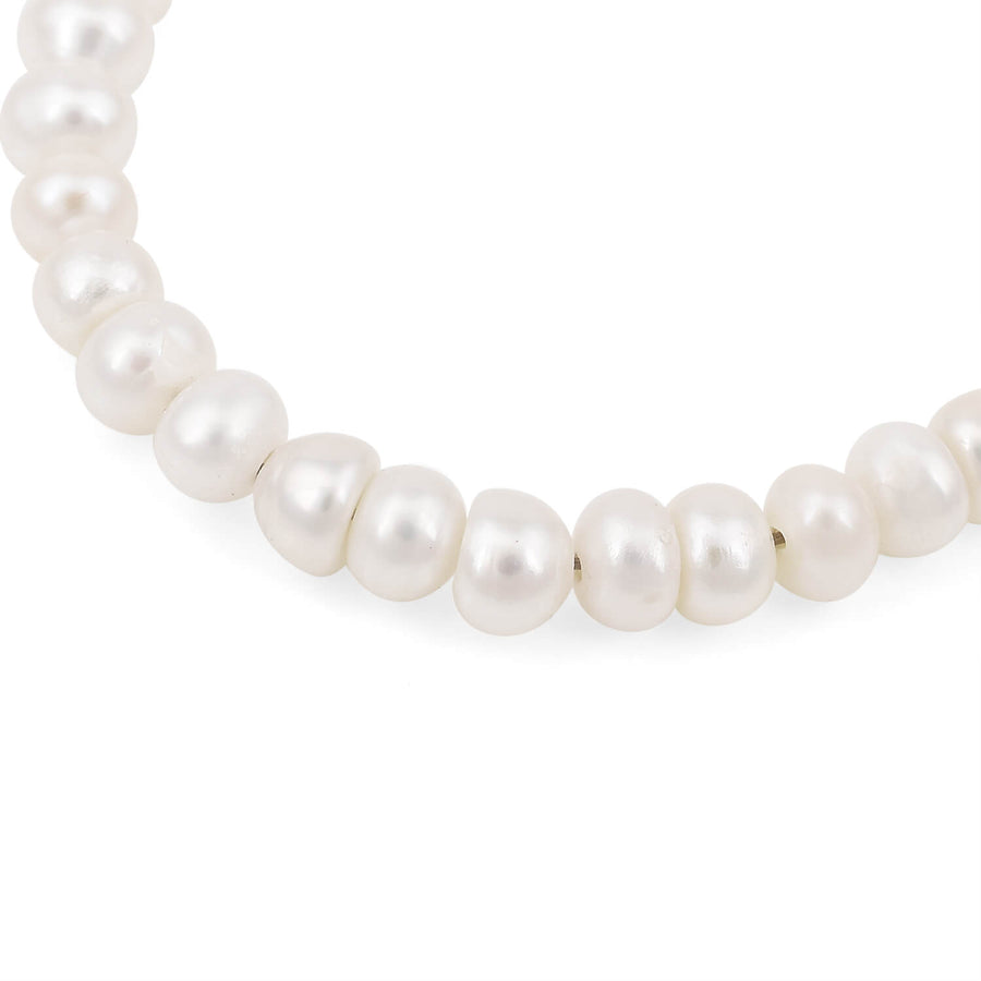 Elegant White Pearl Necklace3