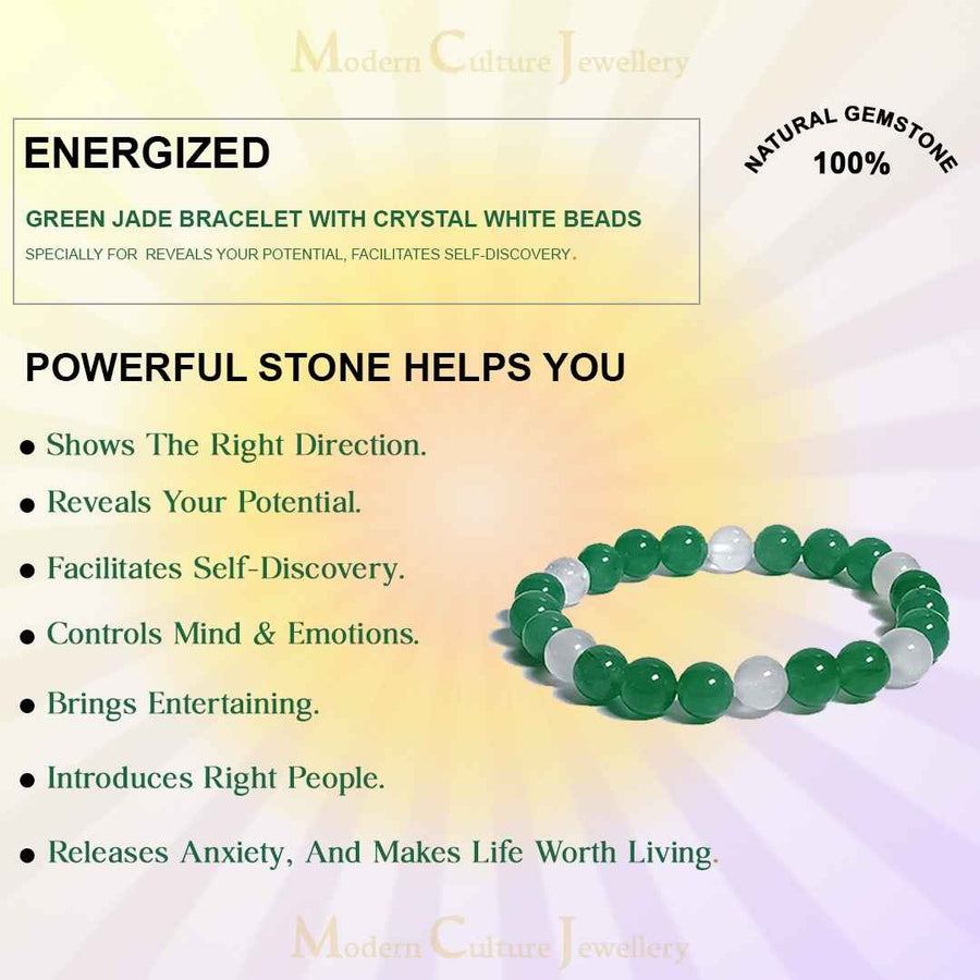 Discover Strength & Longevity with Green Jade Gemstone Crystal Necklaces –  Gemisphere