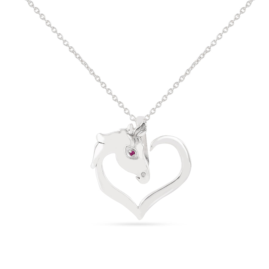 Horse Love Pendant with Chain2