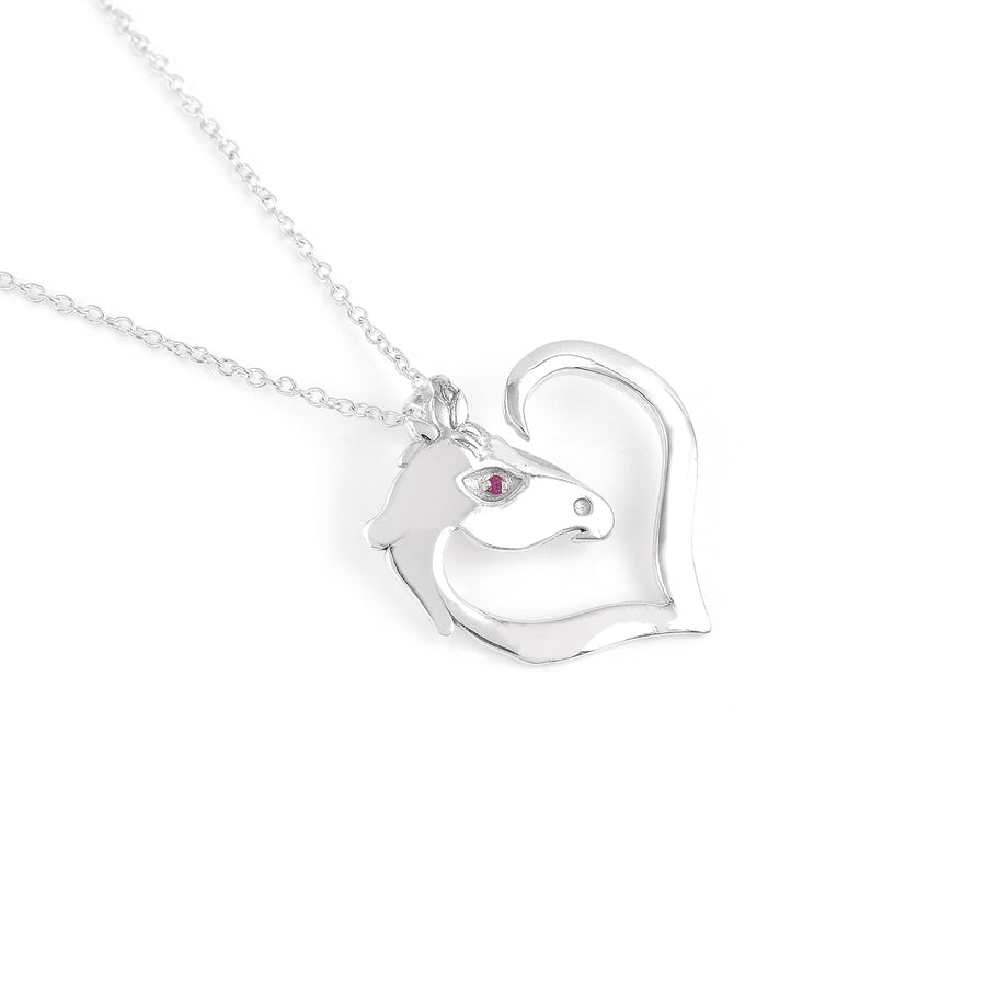 Horse Love Pendant with Chain4
