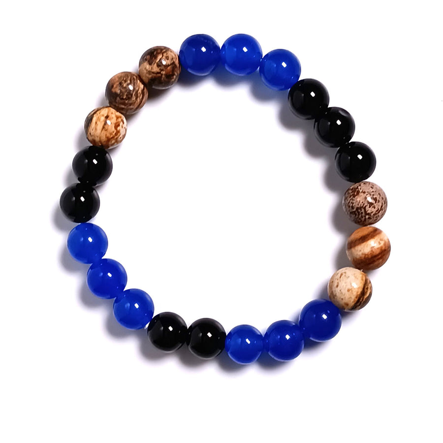 Multi Stone Beads Bracelet3