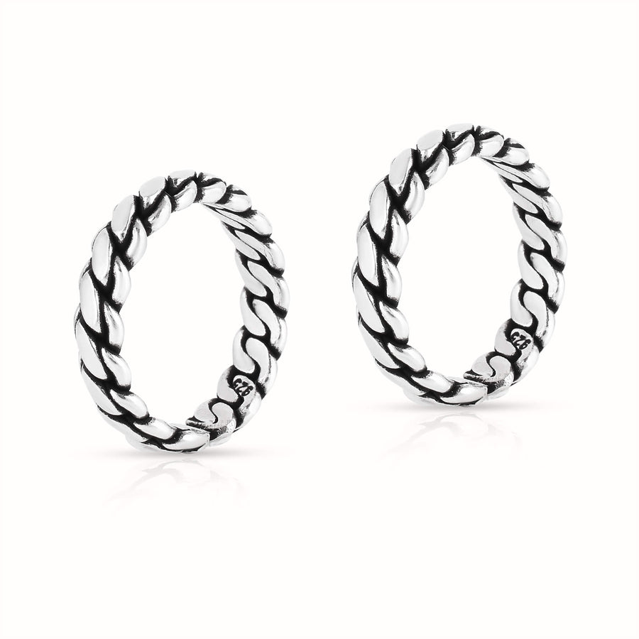 One Line Twisteed Sterling Silver Zig Zag Toe Ring2