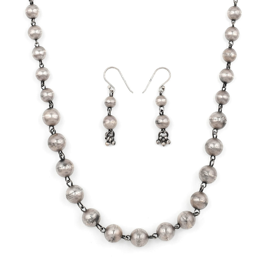 Silver ball necklace|Minimalistic chain collection – Summer Gems