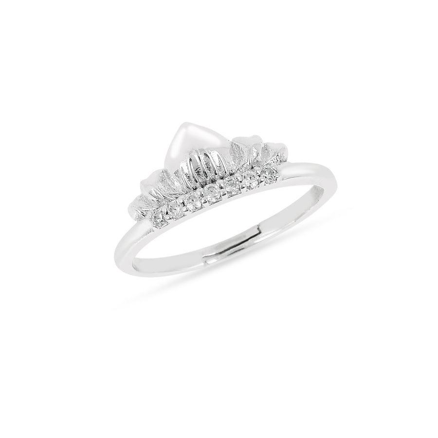 Queen's Crown 925 Silver Proposal Ring