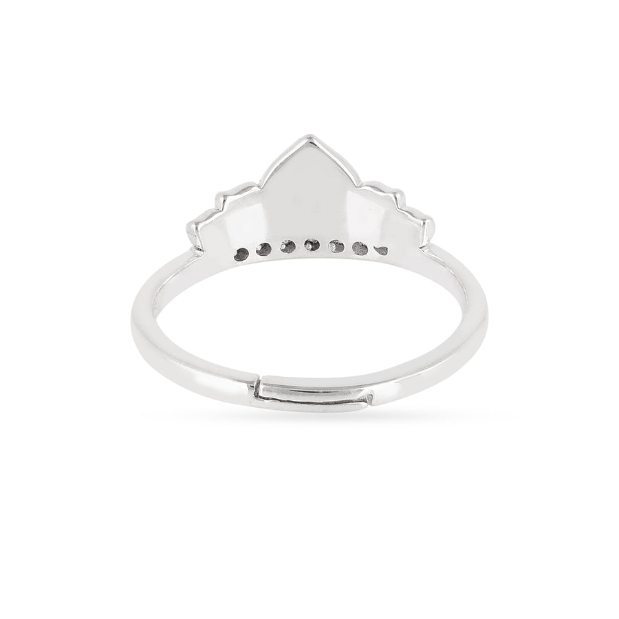 Queen's Crown 925 Silver Proposal Ring
