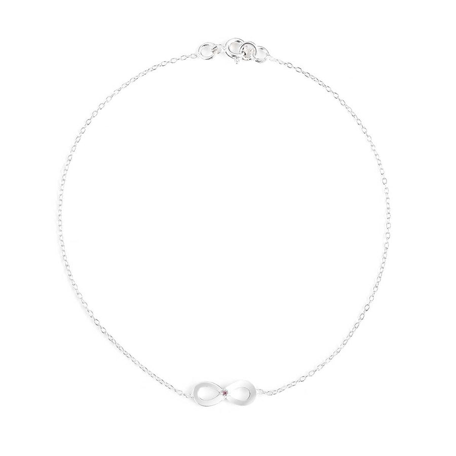 Infinity Silver Chain Bracelet1