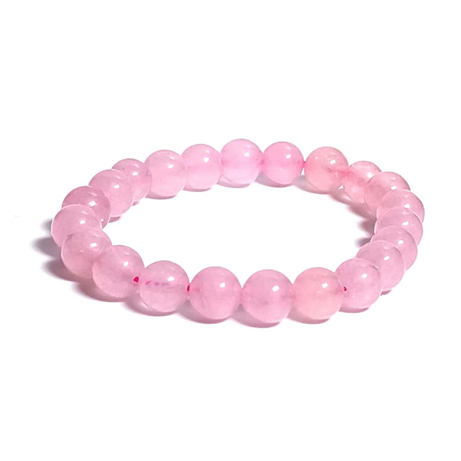 Natural Pink Crystal Unisex Beads Bracelet 4